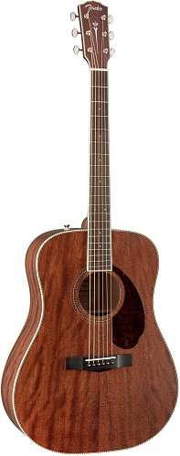 Fender PM-1 Dreadnought All Mahogany with Case, Natural OV  , 